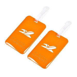 Unique Bargains Durable Lightweight Backpack Travel ID Luggage Tags 2 Pcs - 1 of 4