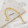 18k Gold Plated Personalized Chunky Cuban Oval Link Chain Bracelets for Men Toggle Rope Bracelet Jewelry for Women - 4 of 4