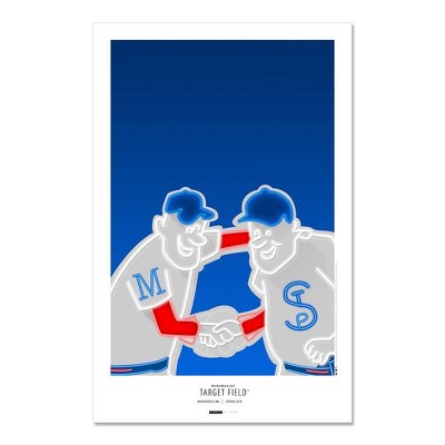 MLB Minnesota Twins Target Field Art Poster