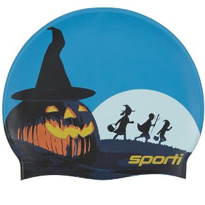 Sporti Trick or Treat Silicone Swim Cap - 1 of 4