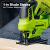 Greenworks POWERALL 24V Cordless Brushless 1'' Jigsaw with 1.5Ah Battery and Charger - 4 of 4