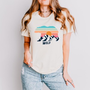 Simply Sage Market Wild Bear Short Sleeve Tee - 1 of 4