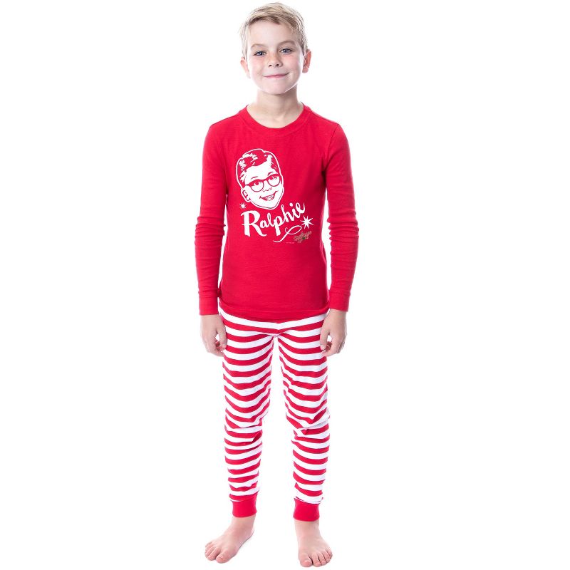 A Christmas Story Ralphie Face Logo Sleep Tight Fit Family Pajama Set, 2 of 5
