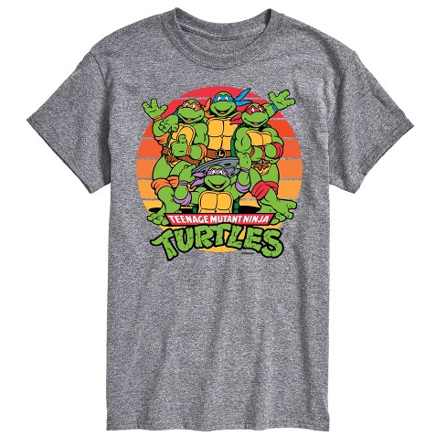 Men's - Teenage Mutant Ninja Turtles - Retro Sunset Circle Short Sleeve Graphic T-Shirt - image 1 of 4