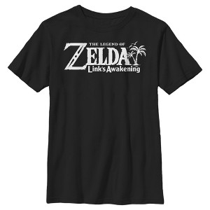Boy's Nintendo Legend of Zelda Link's Awakening Switch Logo T-Shirt - 1 of 4