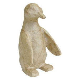 Decopatch Papier-Mache Small Animal Figurines - 4 1/2 to 5" - Penguin - 1 of 4