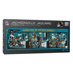 NFL Jacksonville Jaguars Game Day in the Dog House Puzzle - 1000Pc - 1 of 3