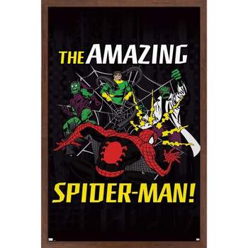 Trends International Marvel Comics Spider-Man - Villains Web Framed Wall Poster Prints