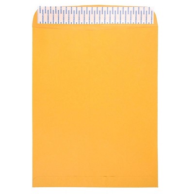JAM Paper Open End Catalog Envelopes w/Peel and Seal Closure 12"x15.5" Manila 13034236C
