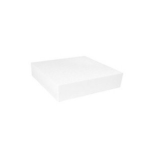 O'Creme Square Cake Dummy for Display Decorating, Styrene 3" High - 1 of 4