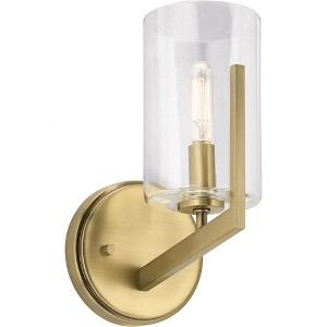 Kichler Lighting Nye 1 - Light Sconce in  Brushed Natural Brass - 1 of 3