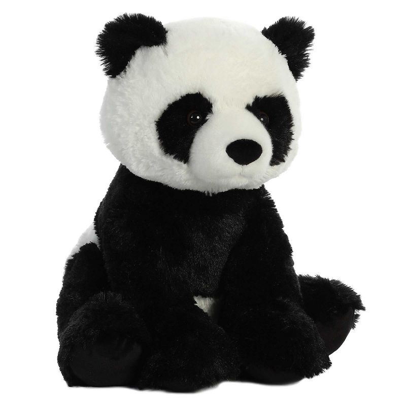 Aurora Medium Panda Cuddly Stuffed Animal Black 11.5", 2 of 3