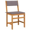 vidaXL 3 Piece Balcony Set with Cushions Solid Wood Acacia - 3 of 4