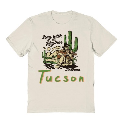 Rerun Island Men's Tucson Short Sleeve Graphic Cotton T-Shirt
