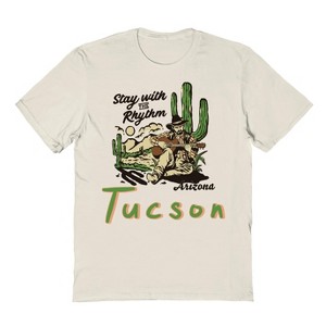 Rerun Island Men's Tucson Short Sleeve Graphic Cotton T-Shirt - 1 of 2