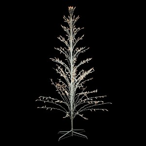 Northlight Pre-Lit Cascade Twig Tree Outdoor Christmas Decoration - 4' - Clear Lights - 1 of 3