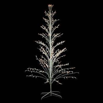 Northlight 4' Pre-Lit Cascade Twig Tree Outdoor Christmas Decoration - Clear Lights