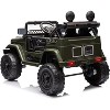 2 Seater Ride On Car, 12V Electric Truck with Parent Remote Control, Spring Suspension, Kids Electric Vehicle for Aged 3-8 Years - 4 of 4