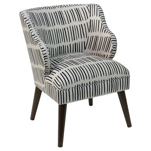 Logan Chair - Dash Black White - Cloth & Co