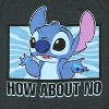 Seven Times Six Disney Stitch T-Shirt Men's How About No Blue Alien Tee - 2 of 4