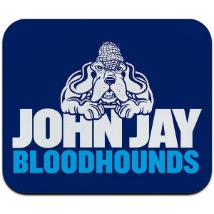John Jay College of Criminal Justice Bloodhounds Logo Low Profile Thin Mouse Pad - 1 of 2