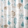 Lush Décor Harbor Life Shower Curtain Blue/Taupe 72X72 - 3 of 4