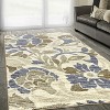 Vintage Traditional Oversized Floral Scroll Indoor Runner or Area Rug by Blue Nile Mills - 2 of 4