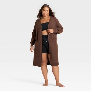 Women's Sweater Robe - Auden™ - 1 of 3