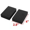 Unique Bargains Household Washing Cleaning Brush Tool Kitchen Bathtub Pad Sponge Black 2 Pcs - 2 of 3