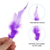 Unique Bargains DIY Dream Catcher Earrings Saddle Hackle Rooster Feathers 50 Pcs - 3 of 4
