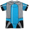 Popfunk Batman The Animated Series Mr Freeze Uniform Front-Back Print Adult Sublimated Costume T-Shirt - 2 of 4