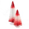 Department 56 Accessory 9.5 Inch Peppermint Stripe Trees Sisal North Pole Village Village Accessories - 2 of 3