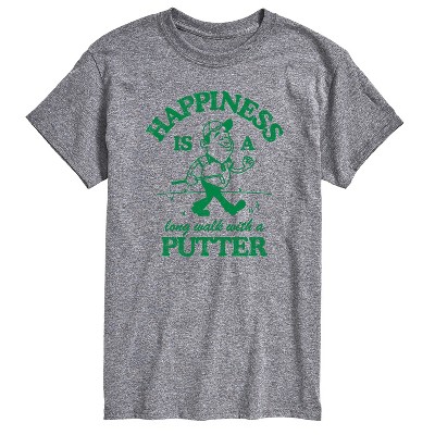 Men's - Instant Message - Long Walk With A Putter Short Sleeve Graphic T-Shirt