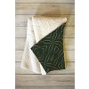 Marta Barragan Camarasa Vintage emerald pattern Fleece Blanket, 50x60 - Deny Designs - 2 of 2