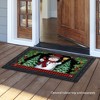 Briarwood Lane Christmas Doormat 30x18 Indoor Outdoor Red Checkered Snowman Winter For Christmas Doormat - 3 of 4