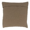 Saro Lifestyle Beaded Scallop  Decorative Pillow Cover, Pink, 16" - 2 of 3