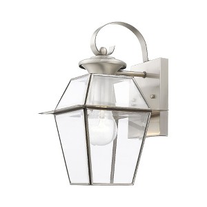 Livex Lighting Westover 1 - Light Wall Light in  Brushed Nickel - 1 of 1