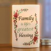 Collections Etc Greatest Blessing LED Lighted Flameless Flickering Candle 4 X 4 X 6 - 2 of 2