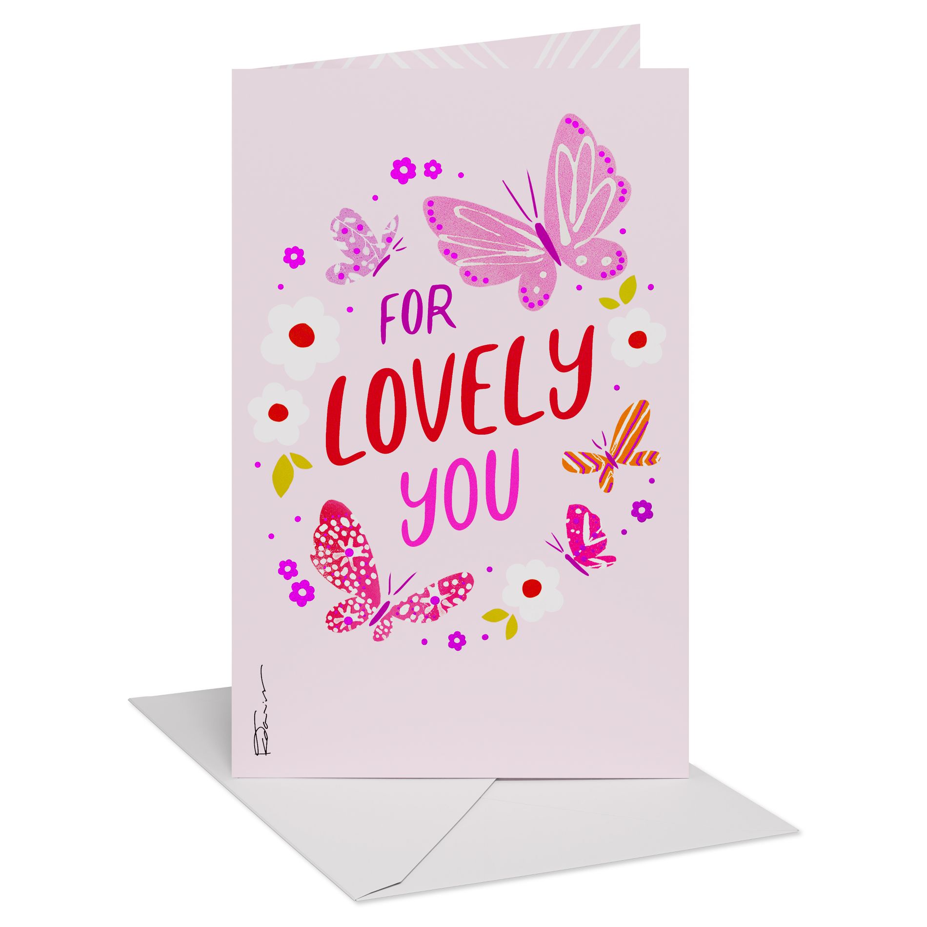 Mother's Day Card for Mom, A Beautiful Person, Includes Envelope, Designed by Kathy Davis