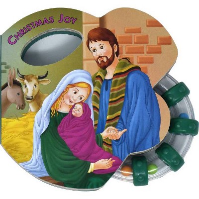 Christmas Joy - (St. Joseph Rattle Board Books) by  Catholic Book Publishing Corp (Board Book)