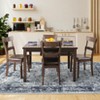 Area Rug Washable Rug Vintage Traditional Distressed Indoor Foldable Thin Retro Accent Non Slip Carpet Mat Gray Blue - 3 of 4