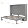 Queen/Full Size Murphy Bed Wall Bed-ModernLuxe - 3 of 4