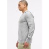 Peloton Men's Dreamblend Full Zip, Light Heather Grey - 2 of 4
