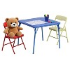 Emma and Oliver Kids 3 Piece Folding Table and Chair Set - Kids Activity Table Set - 4 of 4
