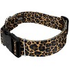 Country Brook Petz 1 1/2 Inch Deluxe Leopard Print Dog Collar - image 4 of 4