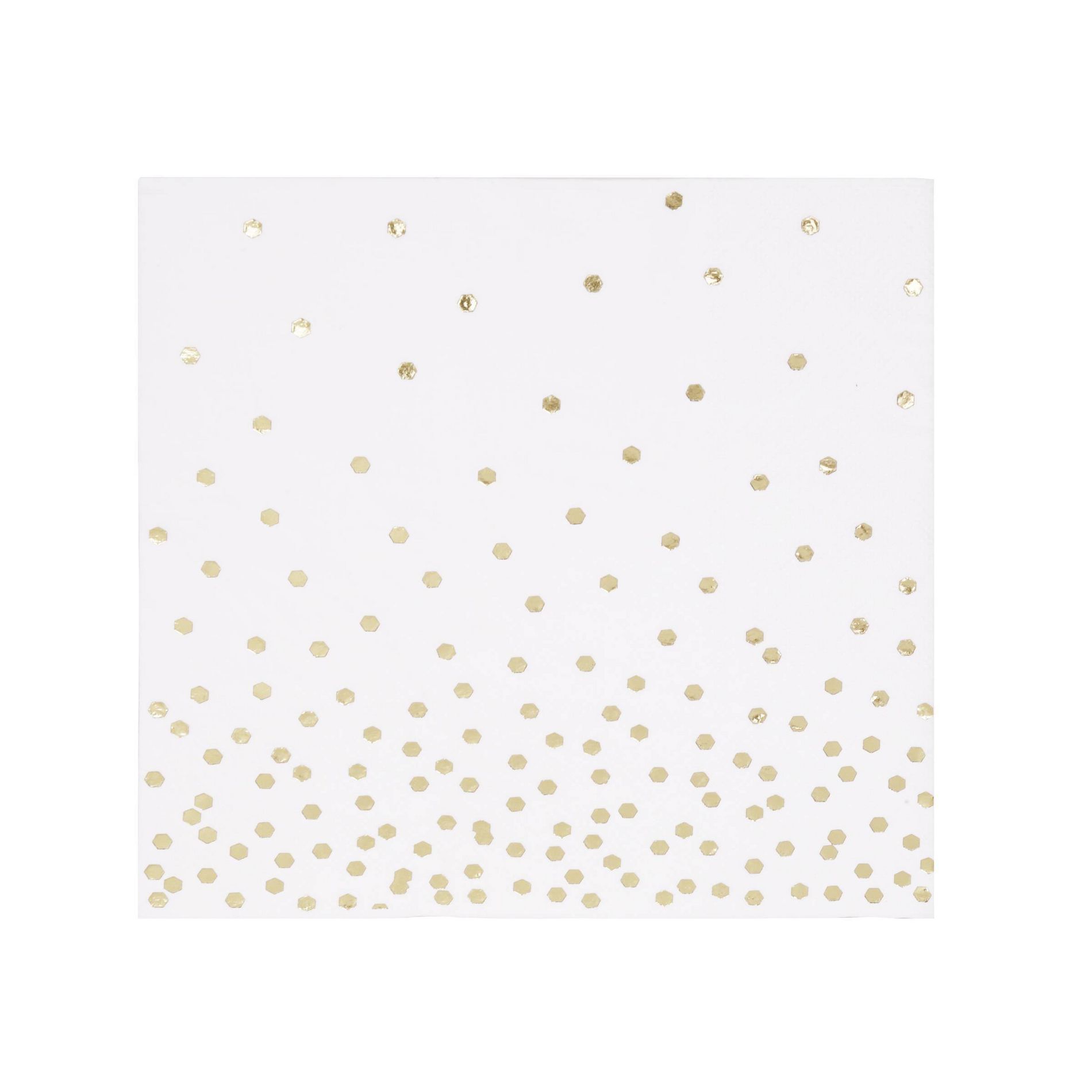 30ct Disposable Lunch Napkins with Foil Gold - Spritz™