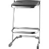 2pk 24" Elephant Z Counter Height Barstool Black - Hampden Furnishings: Chrome Frame, Stackable - 3 of 4