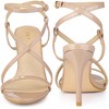 Perphy Women's Strappy Lace-up Slingback Open Toe Stiletto Heels Sandals - 2 of 3