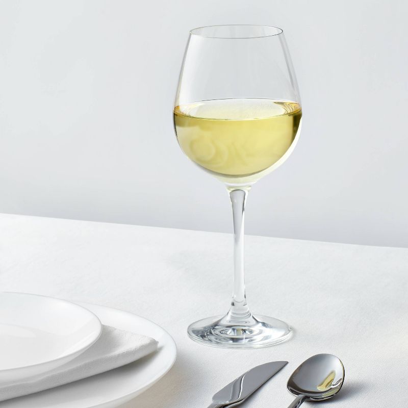 16.2oz 4pk Crystal White Wine Glasses - Threshold&#8482;, 2 of 7