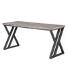 Vynxaria 55¡± Modern Writing Desk with Z-Shaped Metal Legs, Heavy Duty Computer Desk for Home Office & Study - 2 of 4